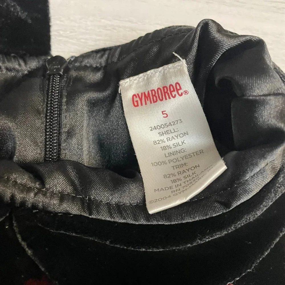 Gymboree‎ girls velour floral dress size 5